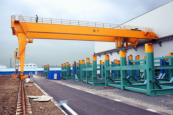 BMH Semi Gantry Crane with Electric Hoist or Open Winch